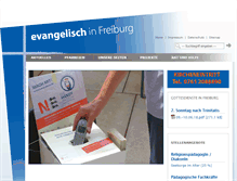 Tablet Screenshot of evangelisch-in-freiburg.de